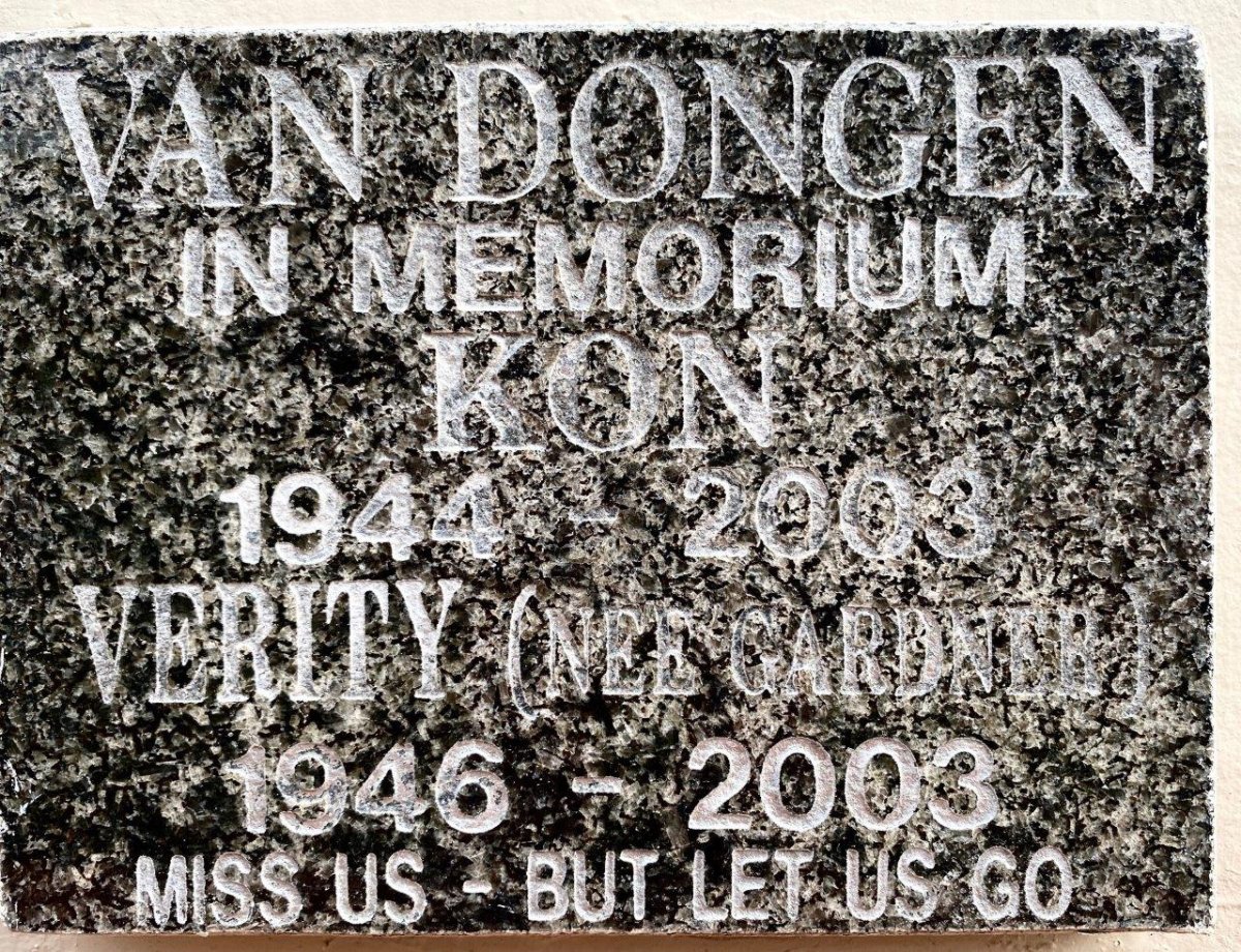 DONGEN Kon, van 1944-2003 &amp; Verity GARDNER 1946-2003