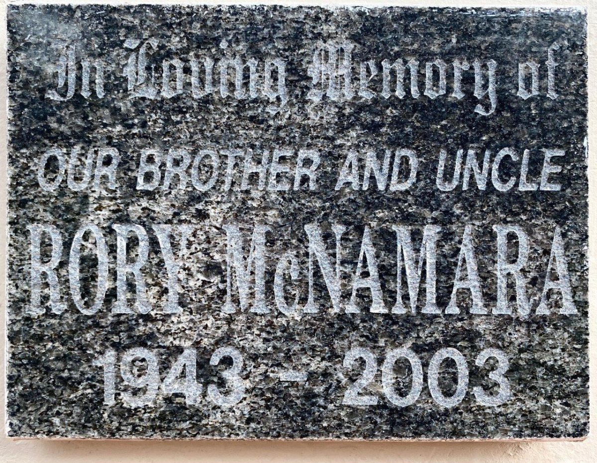 MCNAMARA Rory 1943-2003
