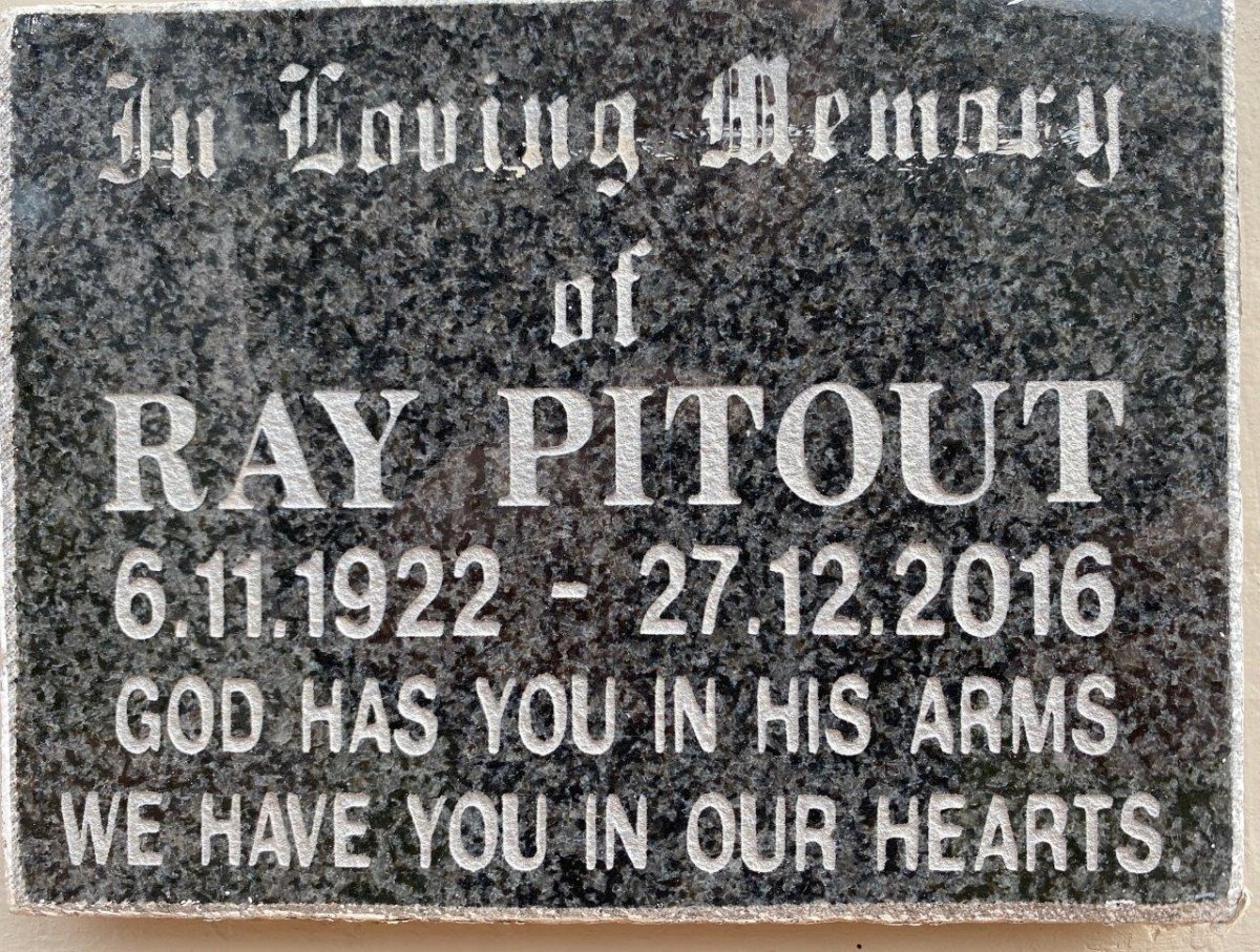 PITOUT Ray 1922-2016