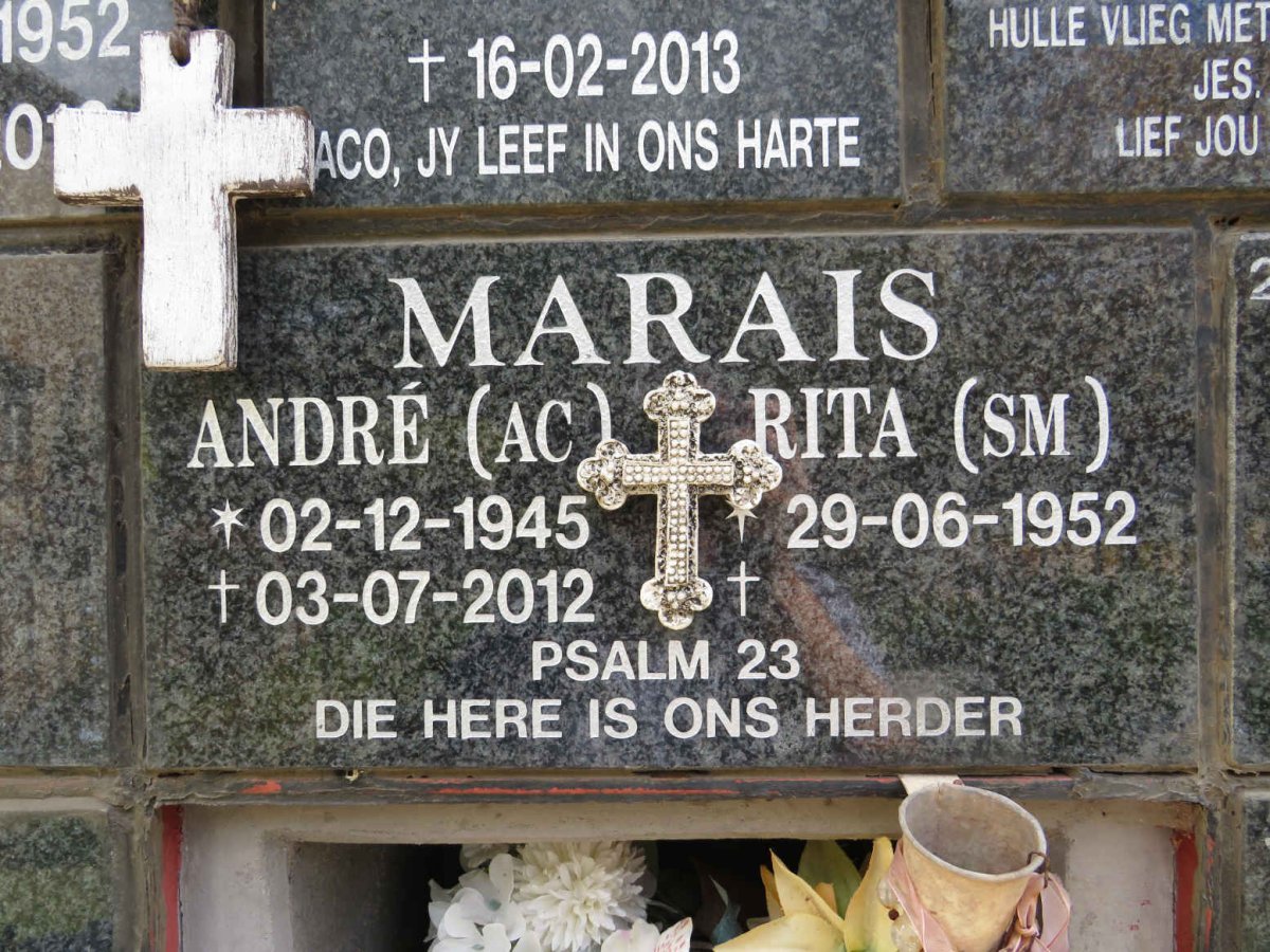 MARAIS A.C. 1945-2012 &amp; S.M. 1952-