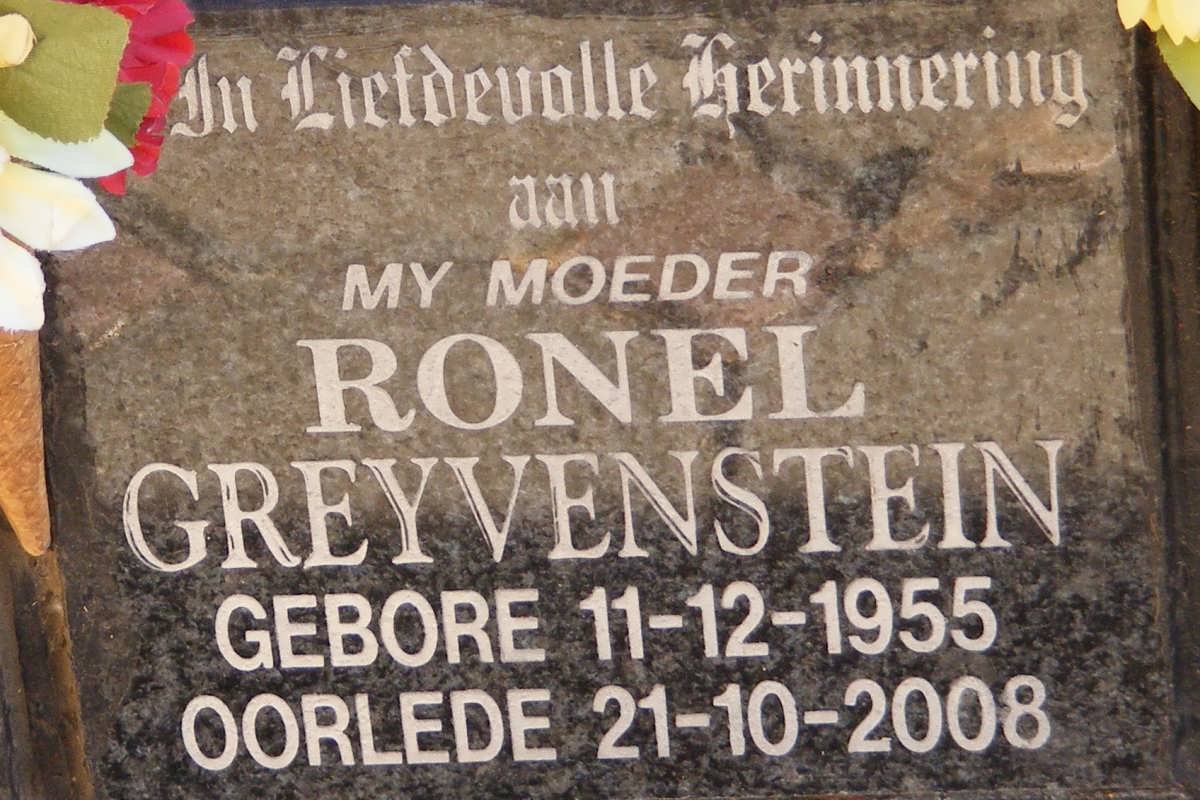 GREYVENSTEIN Ronel 1955-2008