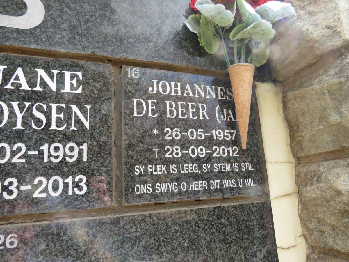 BEER Johannes, de 1957-2012