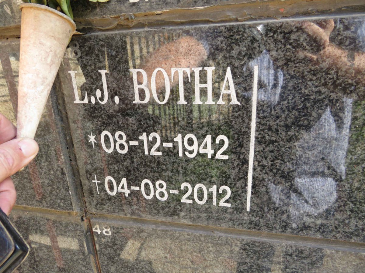 BOTHA L.J. 1942-2012
