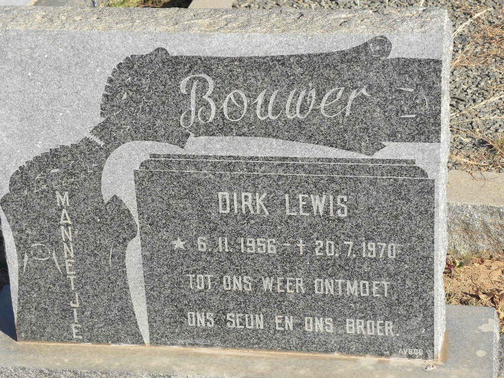 BOUWER Dirk Lewis 1956-1970
