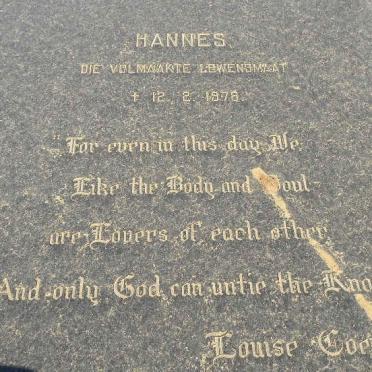 COETZEE Hannes  -1978