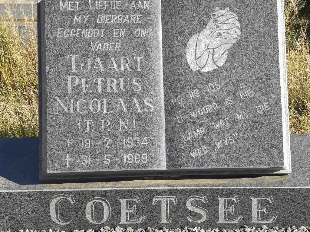 COETSEE Tjaart Petrus Nicolaas 1934-1989