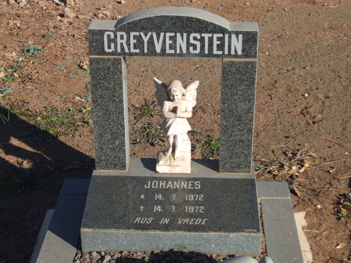 GREYVENSTEIN Johannes 1972-1972