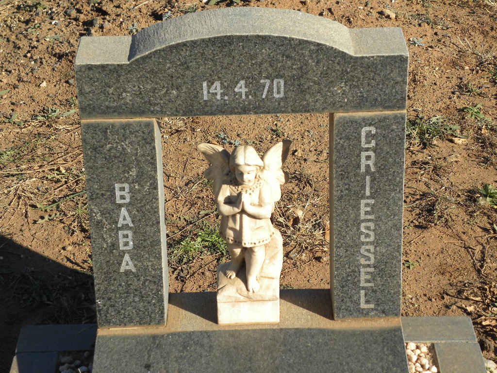 GRIESEL Baba 1970-1970