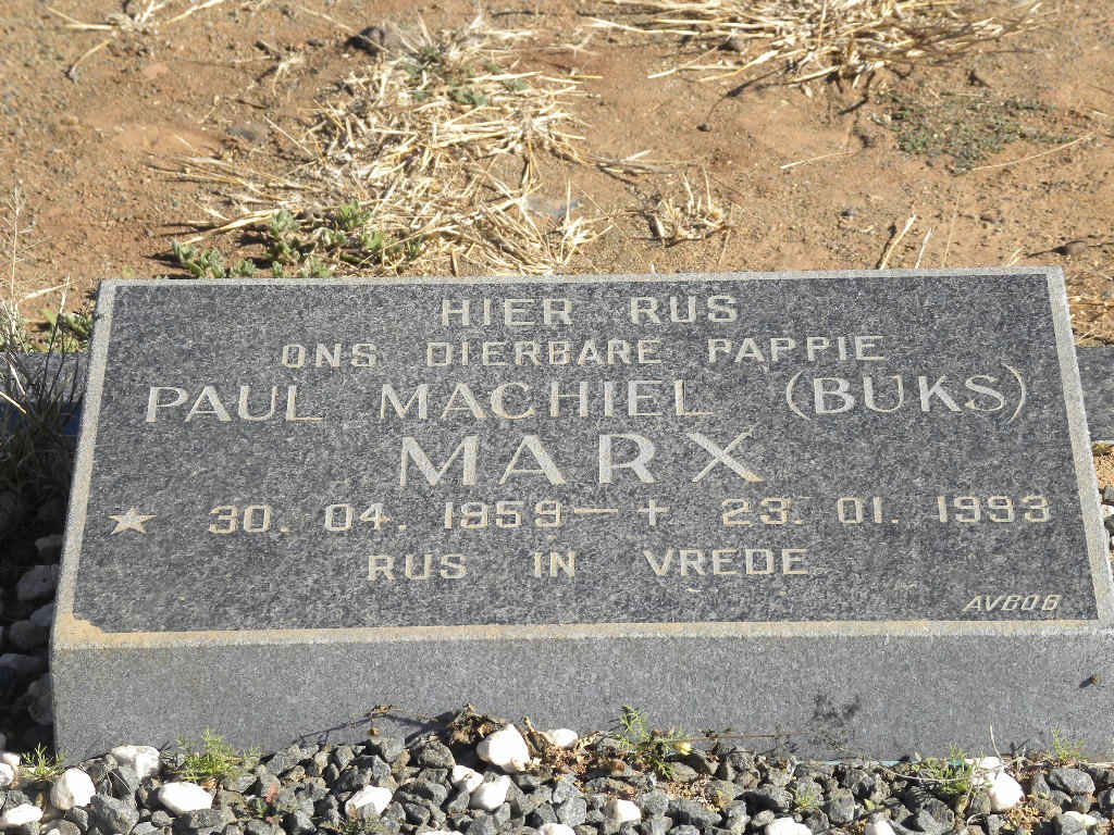 MARX Paul Machiel 1959-1993