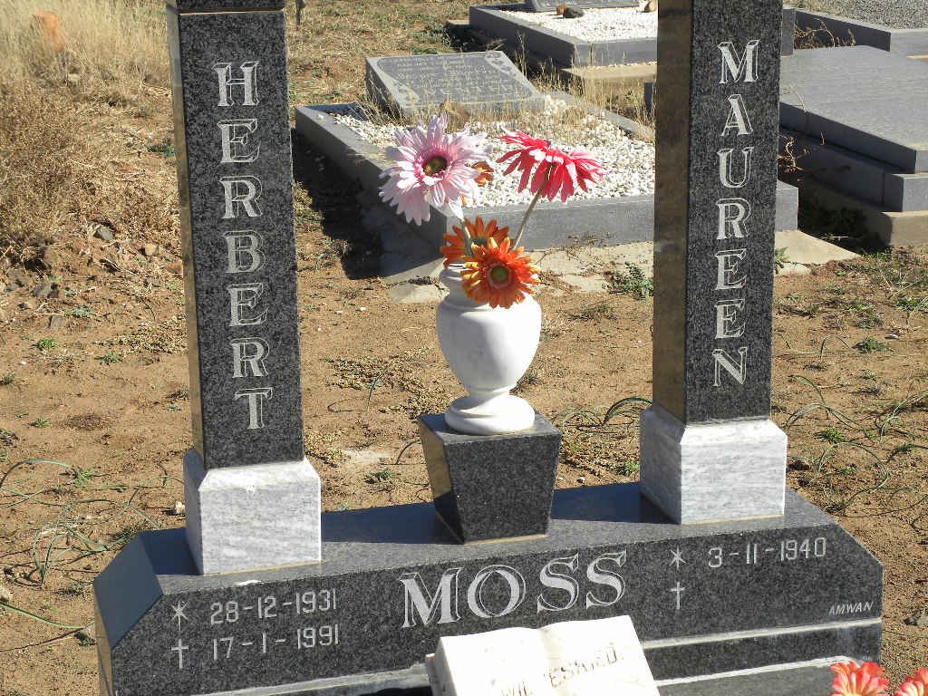 MOSS Herbert 1931-1991 &amp; Maureen 1940-