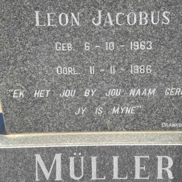MULLER Leon Jacobus 1963-1986