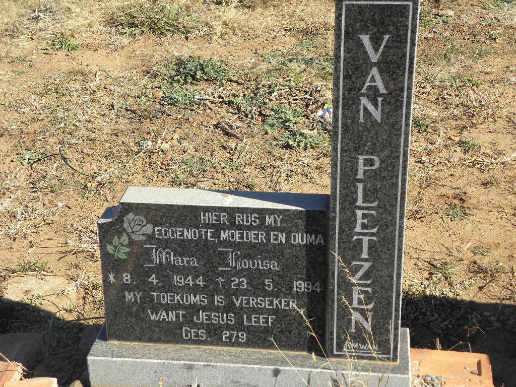 PLETZEN Mara Louisa, van 1944-1994