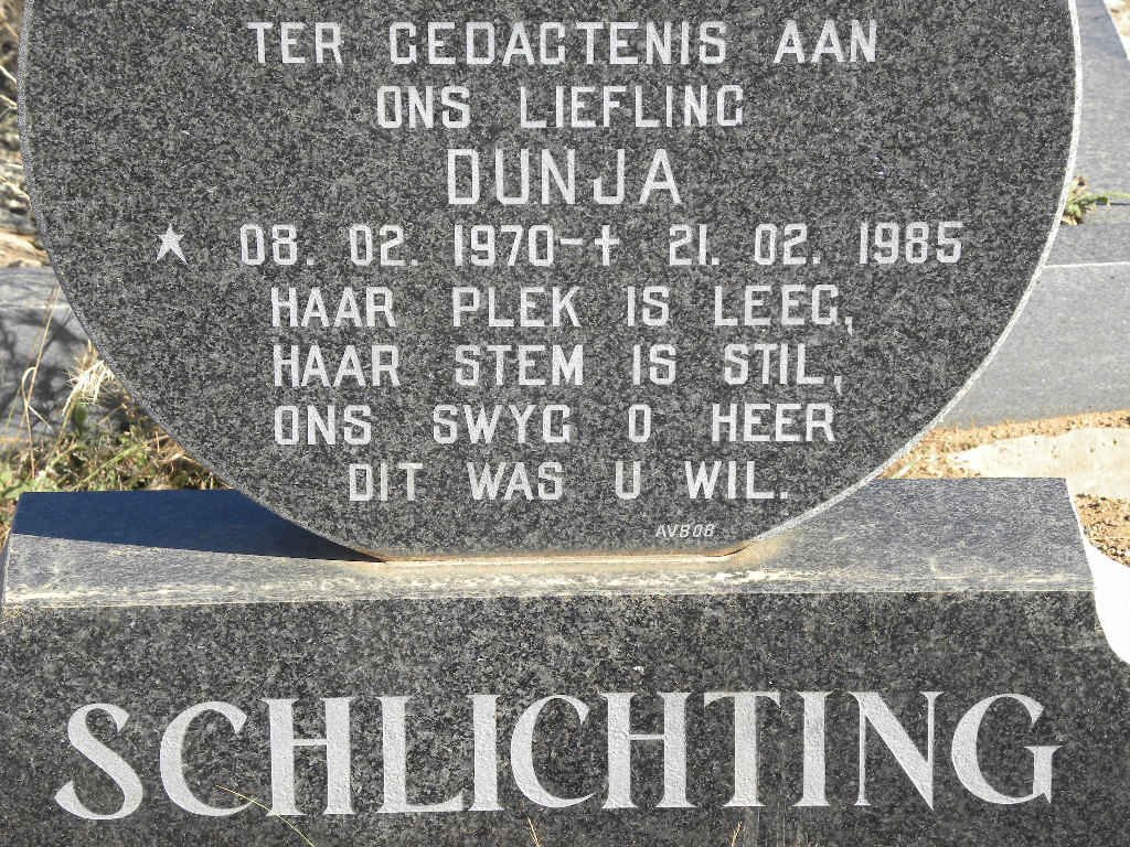 SCHLICHTING Dunja 1970-1985