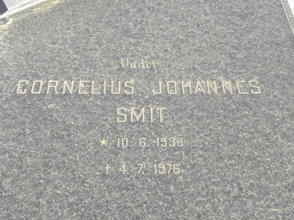 SMIT Cornelius Johannes 1938-1976