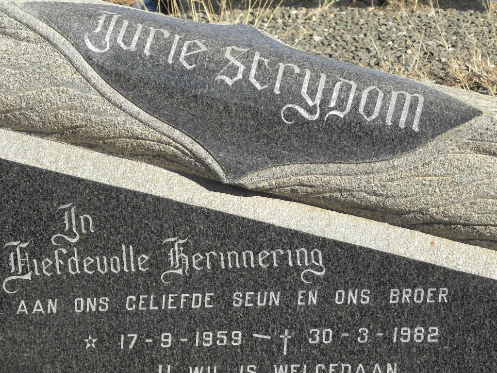 STRYDOM Jurie 1959-1982
