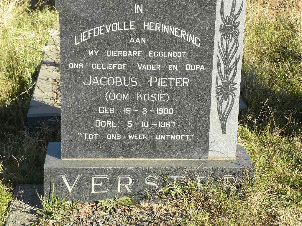 VERSTER Jacobus Pieter 1900-1967