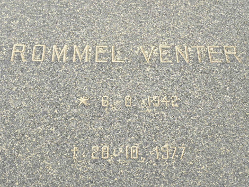 VENTER Rommel 1942-1977