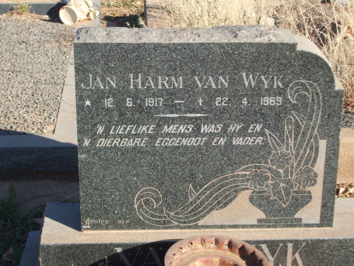 WYK Jan Harm, van 1917-1969