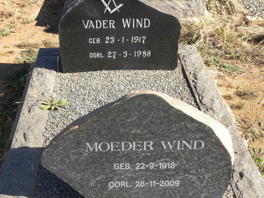 WIND Vader 1917-1988 &amp; Moeder 1918-2009