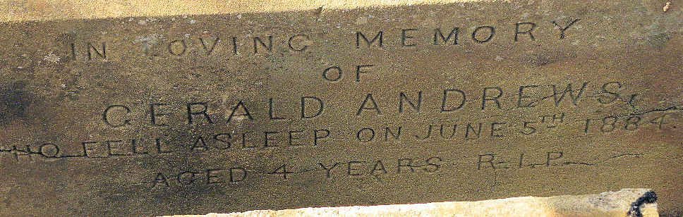 ANDREWS Gerald -1884
