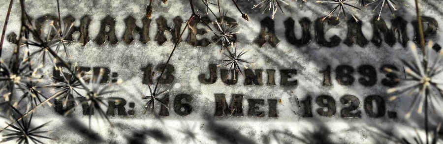 AUCAMP Johannes 1893-1920