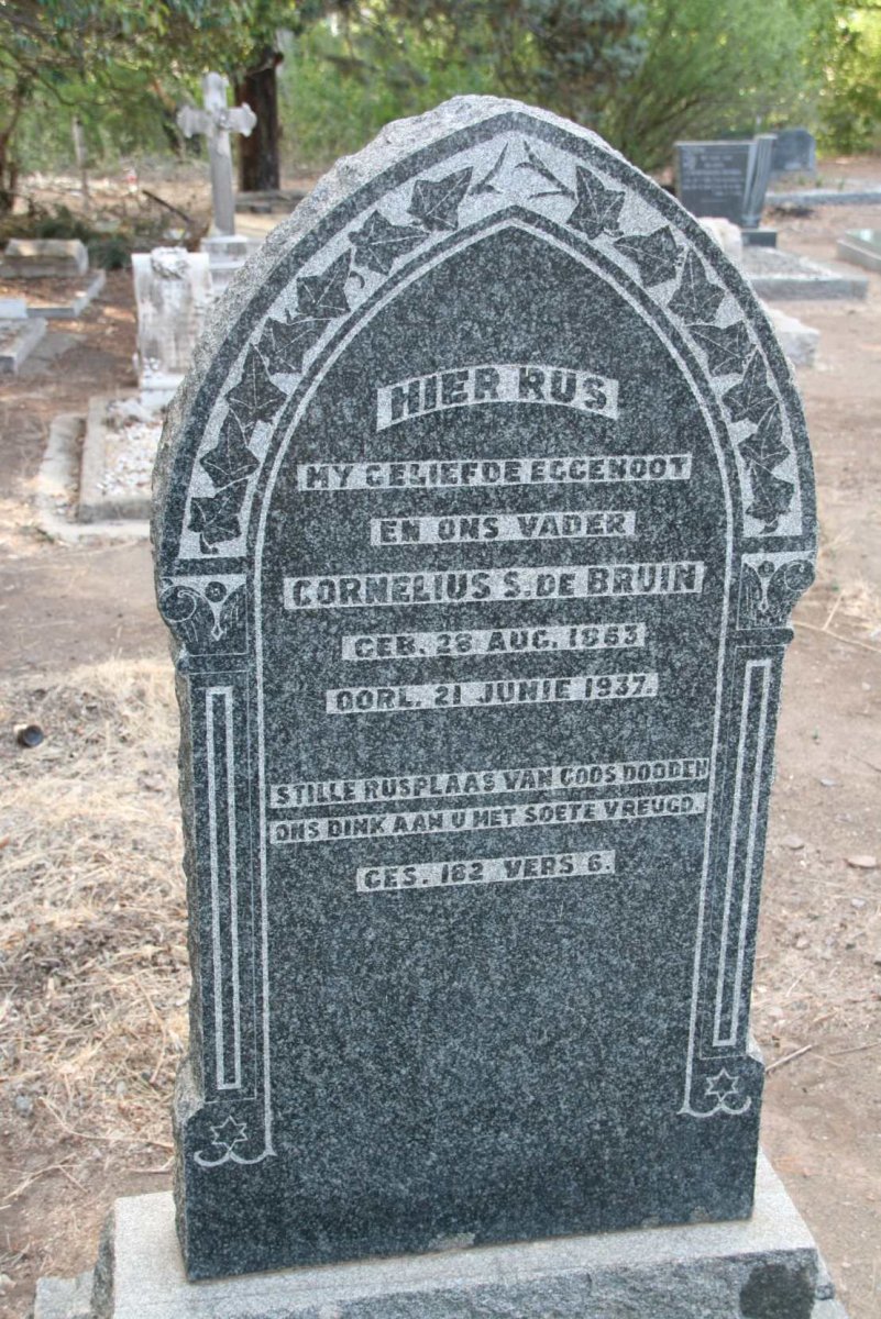 BRUIN Cornelius S., de 1863-1937