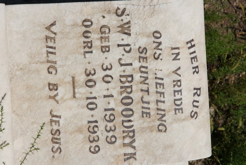 BROODRYK S.W.P.J. 1939-1939
