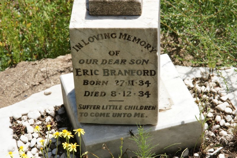 BRANFORD Eric 1934-1934