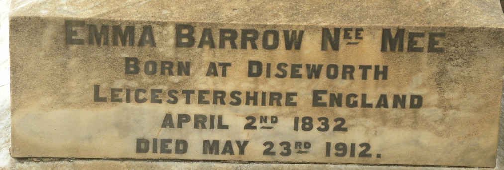 BARROW Emma nee MEE 1832-1912