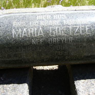 COETZEE Maria nee DREYER 18??-1993
