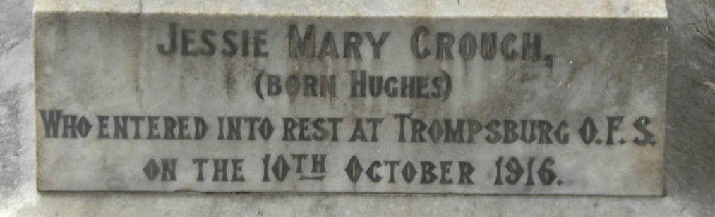 CROUCH Jessie Mary nee HUGHES -1916