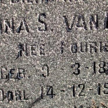 EDEN Anna S.,v nee FOURIE 1884-1924