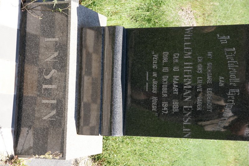 ENSLIN Willem Herman 1888-1947