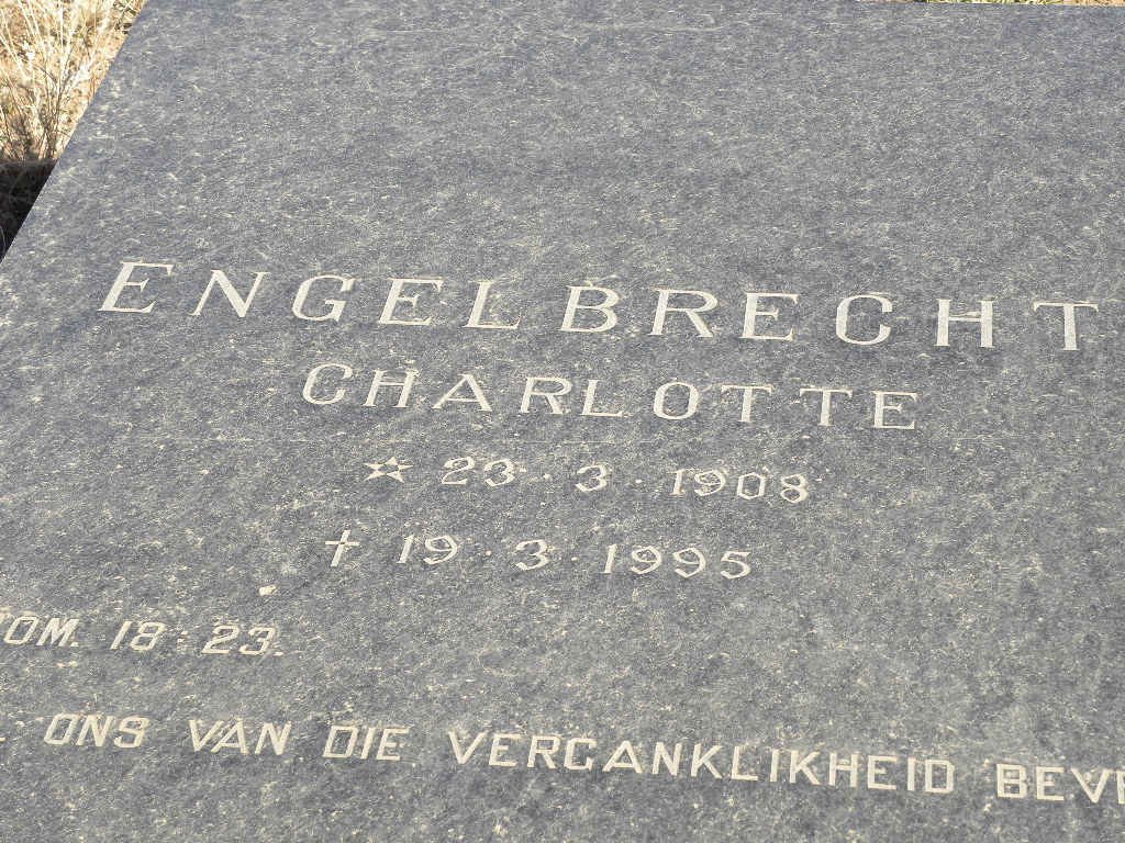 ENGELBRECHT Charlotte 1908-1995