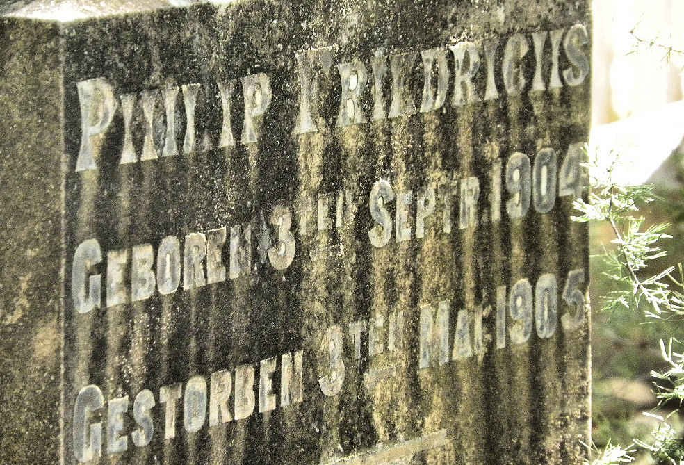 FRIEDRICHS Philip 1904-1905
