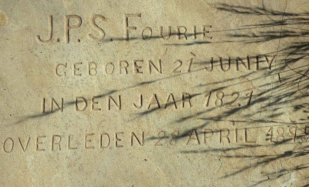 FOURIE J.P.S. 1821-1895