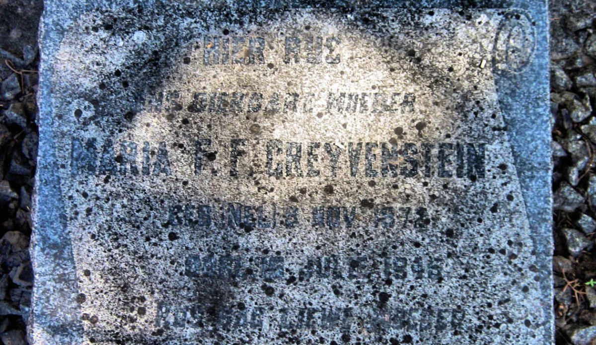 GREYVENSTEIN Maria F.F. nee NEL 1872-1945