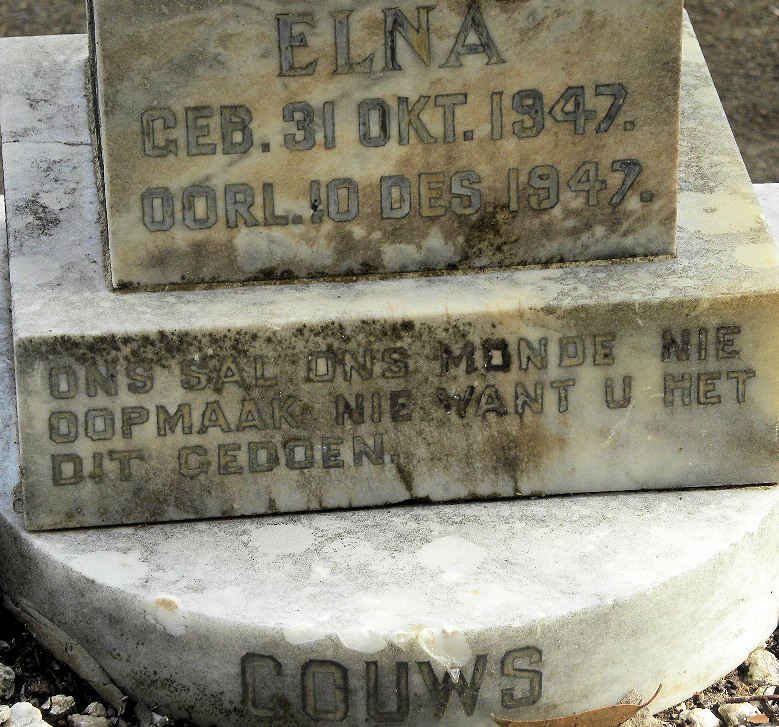 GOUWS Elna 1947-1947