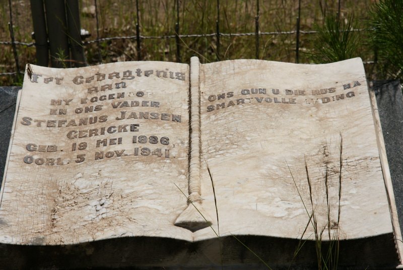 GERICKE Stefanus Jansen 1886-1941