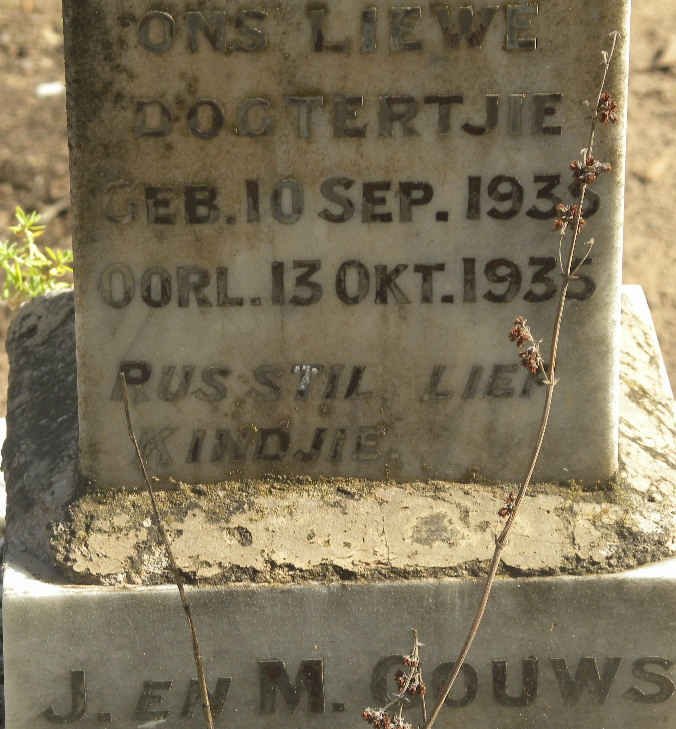 GOUWS ? 1935-1935