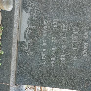 GREYLING Gert C.P. 1887-1944