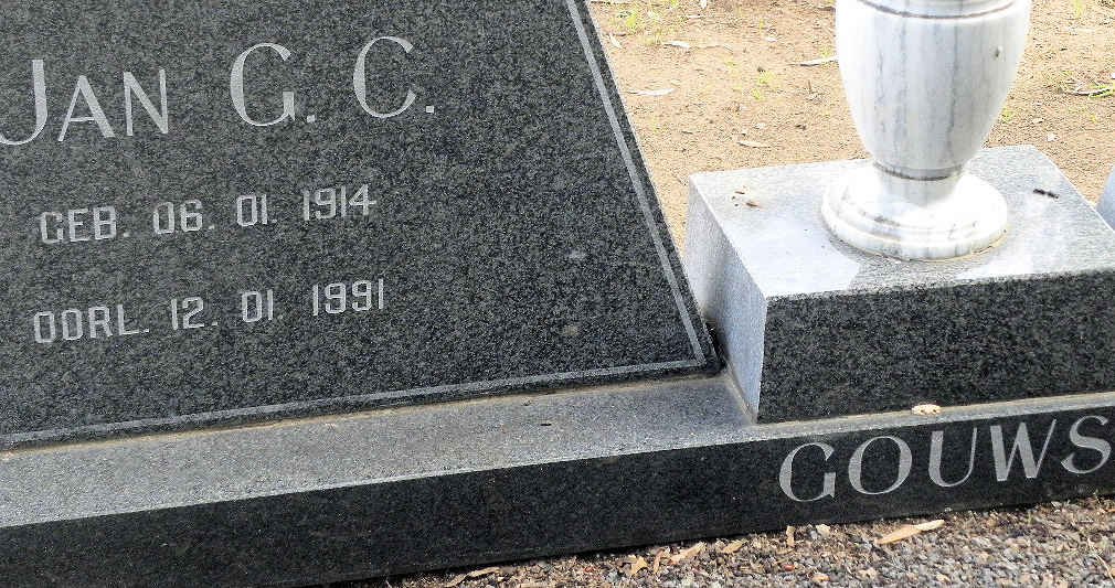 GOUWS Jan G.C. 1914-1991