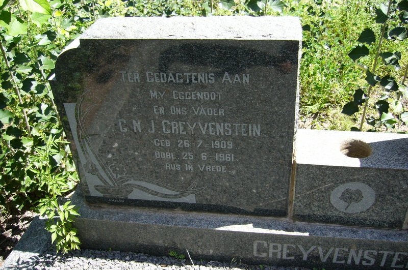 GREYVENSTEIN G.N.J. 1909-1961