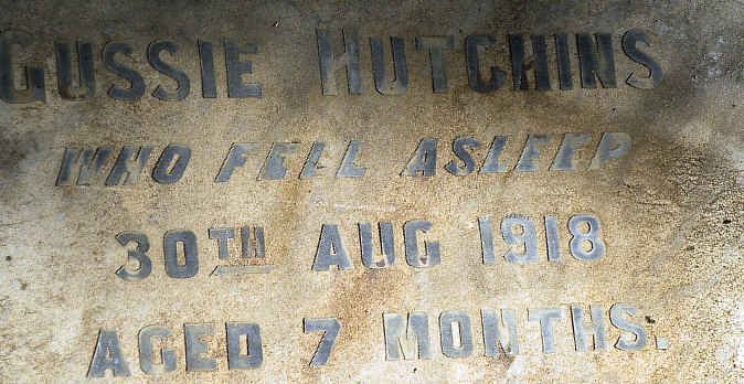 HUTCHINS Gussie 1918-1918
