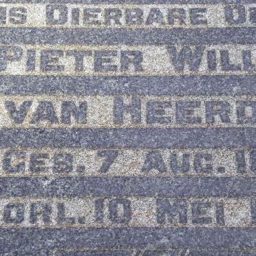 HEERDEN Pieter Willem, van 1878-1943 &amp; Alida Barendina DE KOCK 1882-1936