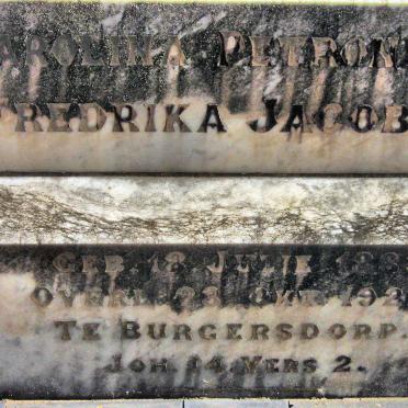 JACOBSZ Carolina Petronella Fredrika 1863-1926