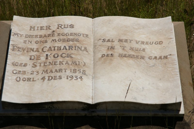 KOCK Levina Catharina, de nee STENEKAMP 1858-1934