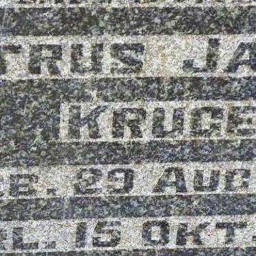 KRUGER Petrus Jacobus 1866-1943