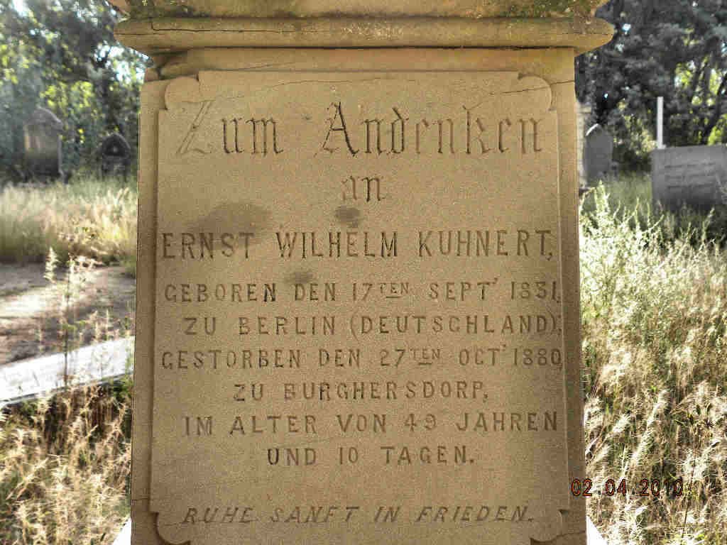 KUHNERT Ernst Wilhelm 1831-1880