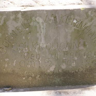 KLEYNHANS Cornelia M. nee KROUCAMP 1867-1945